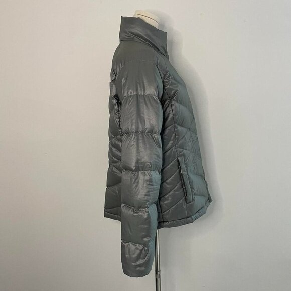 Grey The North Face Puffer Jacket - Picture 2 of 5